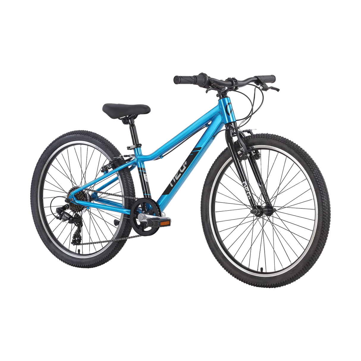 Neo+ 2026 - 24 - 7 Speed - Alloy - Rigid - Chrome / Sky Blue