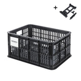 Basil Bicycle Crate Small Mik 2.0 S 17.5l Black Recycled