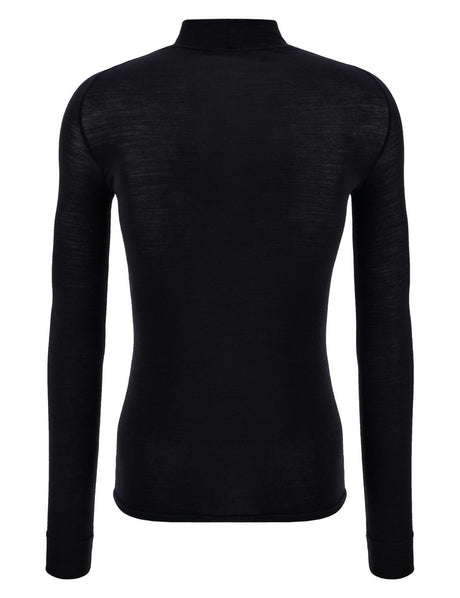 Santini Sms Lana Long Sleeve Wool Baselayer 4w - Black - Xl