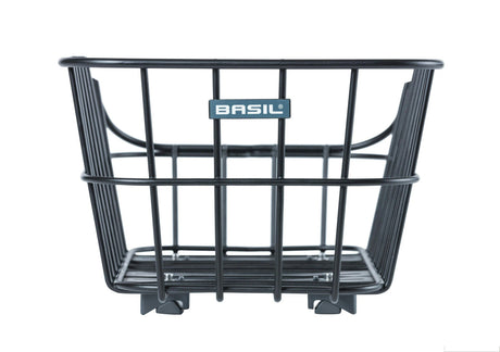 Basil Cento Alu Rear Basket Wsl Black