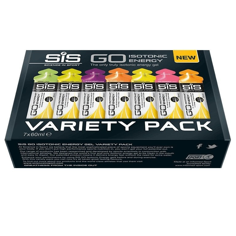 SIS Go Isotonic Gel Variety Pack 7 X 60ml (various Flavours)