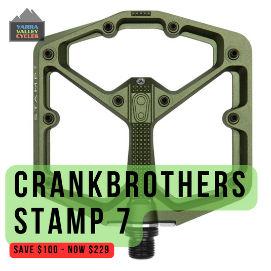 Crankbrothers Pedal Stamp 7 Dark Green Limited Edition