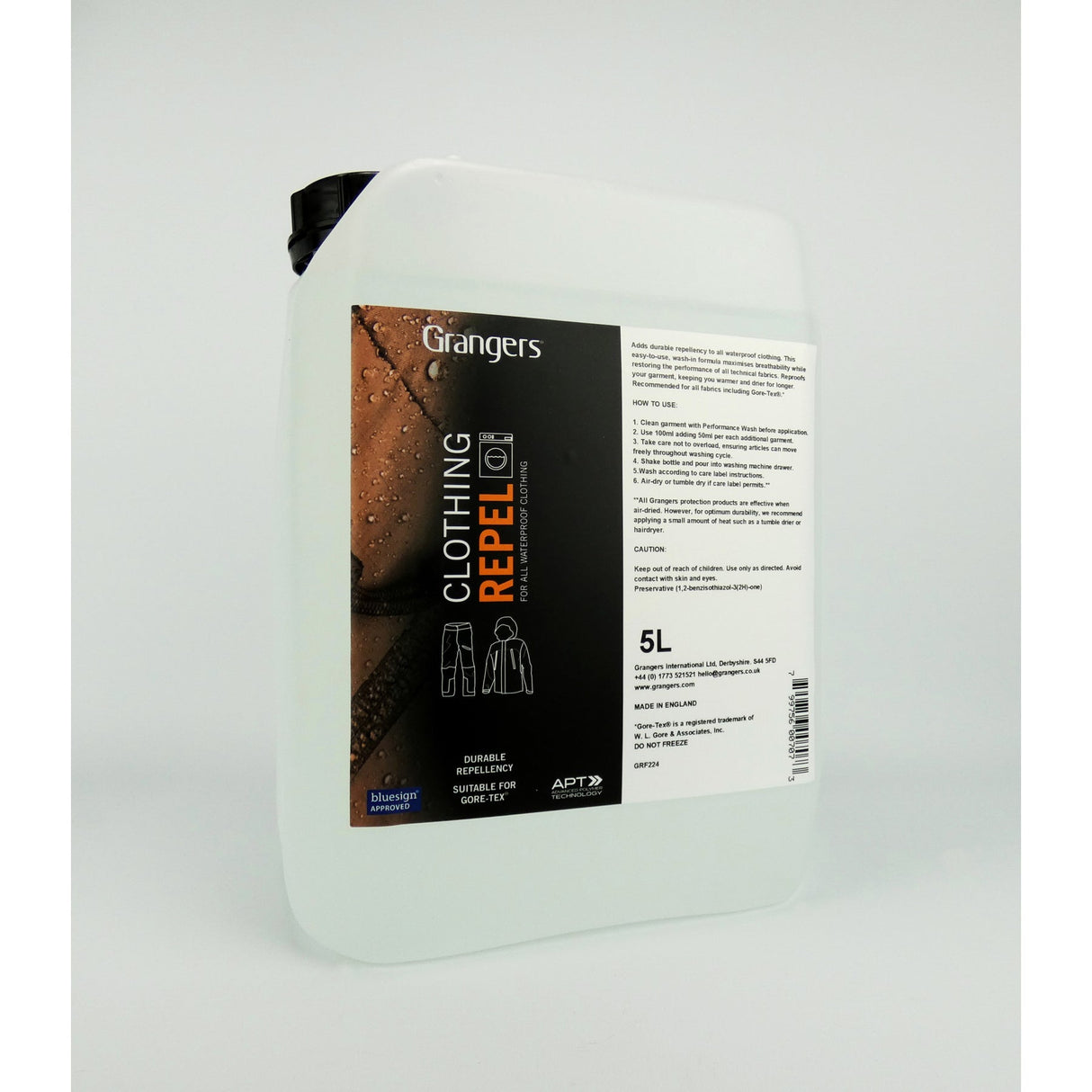 Grangers Clothing Repel (wash In) 5l