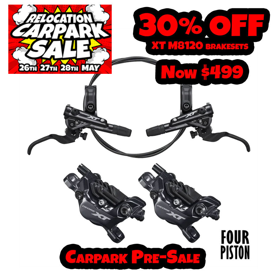 Shimano Xt M8120 Brakeset (front & Rear) - Carpark Sale Pre Sale